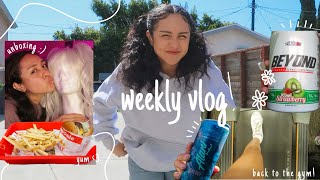 weekly vlog a chill week gym meal prep unboxing [upl. by Yard]