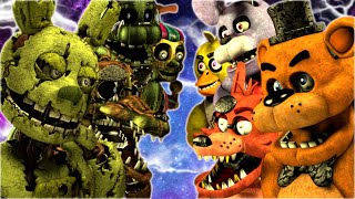 SFM FNAF Phantoms vs Originals [upl. by Aniala]