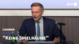 Lindner sieht nach Steuerschätzung keine Spielräume für quotneue Ausgabenwünschequot  AFP [upl. by Orms]