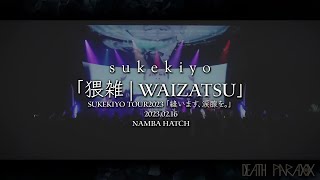 sukekiyo 「猥雑  Waizatsu」LIVE HD EspEng Sub [upl. by Annodam412]