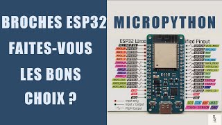 Broches ESP32  Faitesvous les bons choix  Tout savoir sur les GPIO de lESP32 [upl. by Eliathan]