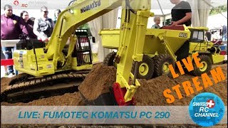 LIVE Fumotec RC Komatsu PC 290 Excavator [upl. by Naples5]