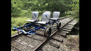 American Rail Bike in Stewartstown PA My experience amp review [upl. by Giraldo]