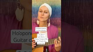 Ho’oponopono  Song  Prayer  Hawaiian practice  How to play on Guitar [upl. by Nyra150]