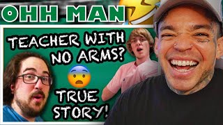 Chilly  SML SCHOOL EPISODE NO ARMS TEACHER reaction [upl. by Chessy]