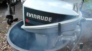 1988 evinrude 15hp running great [upl. by Omlesna]