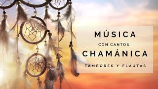 Música CHAMÁNICA para MEDITAR y realizar RITUALES  con TAMBORES FLAUTAS y CANTOS [upl. by Olva]