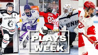 HISTORY WAS MADE  Hockey East Plays of the Week [upl. by Anivol]