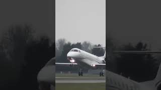 Embraer ERJ135 Legacy 600 Arr  Doncaster Airport [upl. by Anina]