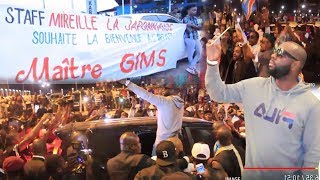 Exclusivité Arriver de MAÎTRE GIMS àKinshasa Plein a craqué Avec ses Fans by Noly Tambu Le Sage [upl. by Nnaul]