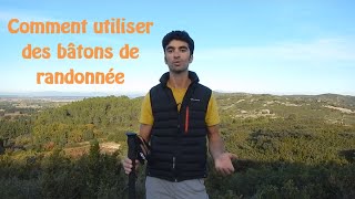 Comment bien utiliser vos bâtons de randonnée [upl. by Yarak]