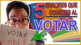 ¿Cómo VOTAR BIEN  Los 5 ERRORES que cometemos en POLÍTICA [upl. by Nede]