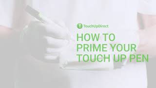 How to Prime Your Touch Up Pen [upl. by Armilla]