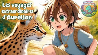 Les voyages extraordinaires d’Aurélien 🌍🦜🐆 Histoires amp Contes pour Enfants [upl. by Kimon]