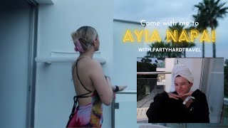 come with me to Ayia Napa  pool party nights out and dinners [upl. by Llerryt971]