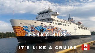 MS ChiCheemaun Ferry From Manitoulin Island to Tobermory  How they load Cars and Passengers [upl. by Eloci585]