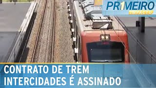 Concessão de trem que vai de São Paulo a Campinas foi assinada hoje  Primeiro Impacto 290524 [upl. by Wilmer218]