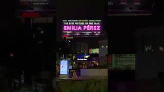 Emilia Perez Neon Billboard [upl. by Aihtela331]