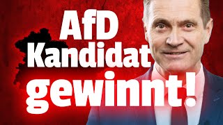 💥AfD Kandidat GEWINNT Landratswahl aber MUSS zur STICHWAHL [upl. by Nollahp]