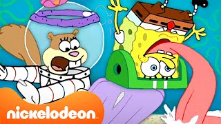 SpongeBob  SpongeBobs meeste extreme buitenavonturen 💥  Nickelodeon Nederlands [upl. by Dorreg276]