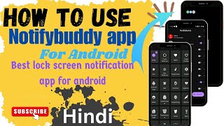 Best Lock Screen Notification App For Android  How to use Notifybuddy app  notifiybuddy [upl. by Alrzc]