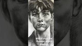 Charcoal portrait drawing [upl. by Meredith448]