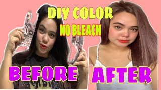 DIY HAIR COLOR  HAIRFIX GRAY NO BLEACH [upl. by Anawot]