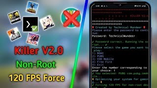 Ultimate Lag Fix with Killer V2  Force 120 FPS NonRoot  Fix Game Lag  Killer V2 NonRoot Module [upl. by Hgielra352]