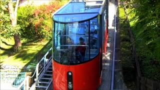 Schloßbergbahn in Graz  Funicular in Graz [upl. by Florina]