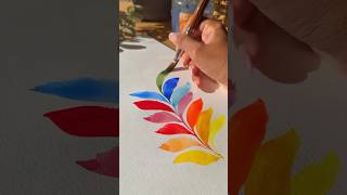 Watch the brush dance watercolor artideas artactivities artshorts viralartshorts viralart [upl. by Phyl526]