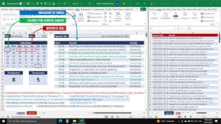 Cómo Hacer una AGENDA Automatizada e Interactiva en Excel con Calendario MEJORADA [upl. by Asilenna609]