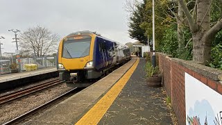 195016 Northern trains 1L53 Leeds to Lincoln 1331 platform 1 Lea Road 31102024 [upl. by Gershom808]