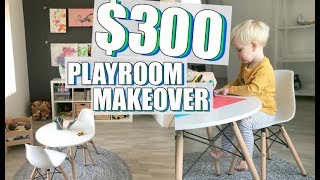 KMART amp IKEA Minimalist Playroom Makeover  Under 300 Budget [upl. by Marinna]