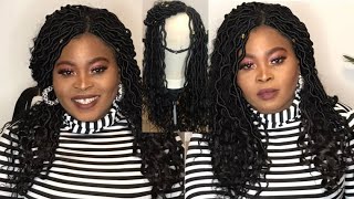 HOW TO CROCHET FAUX LOCS ON A WIG CAP WITHOUT CLOSURE [upl. by Turmel]