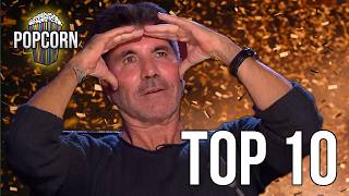 10 UNFORGETTABLE GOLDEN BUZZER AUDITIONS You Must Watch [upl. by Yerdna]