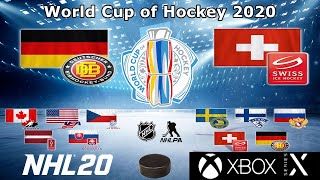 WCH 2020  13  Group B  Germany vs Switzerland [upl. by Ailadgim]