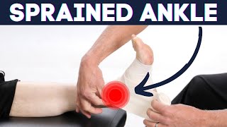 Sprained Ankle How to Wrap Ankle Sprains  Correct [upl. by Lalita]