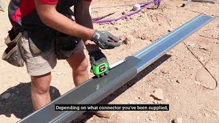 Part 3  Stratco Outback Flat Cooldek  Beam Install [upl. by Nalced]