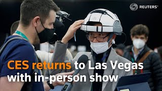 CES returns to Las Vegas with inperson show [upl. by Nuhsyar]