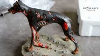 RESIDENT EVIL  ZOMBIE DOG STATUE  UNBOXING  2013 SDCC EXCLUSIVE [upl. by Marguerita]