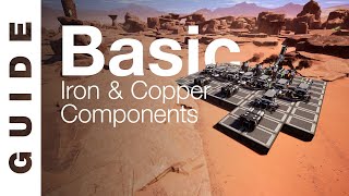 100 EFFICIENT Beginner Tier1 Iron amp Copper Components SATISFACTORY GUIDE [upl. by Kristofer]