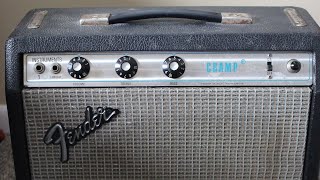 Fender Champ Silverface 1976 [upl. by Susej]