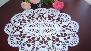 Como Tejer Carpeta o Centro de Mesa a crochet paso a paso DIY 33 [upl. by Dodwell]