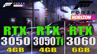 FORZA HORIZON 5  RTX 3050 vs RTX 3050Ti vs RTX 3060  GAMING LAPTOP [upl. by Dihaz]