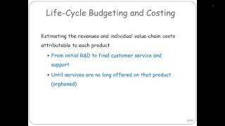 LifeCycle Budgeting and Costing [upl. by Lyns]