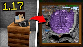 BUG de XRAY melhorado no NOVO MINECRAFT 117  ACHAR ITENS e CAVERNAS [upl. by Cloots187]