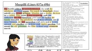 Muspilli  Lines 3762  A Reading Translation amp Commentary [upl. by Rammaj837]