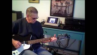 The Byrds My Back Pages Guitar And Solo Cover [upl. by Rizas]