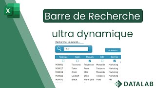 Comment créer une barre de recherche dynamique ultime dans Excel [upl. by Gonroff]