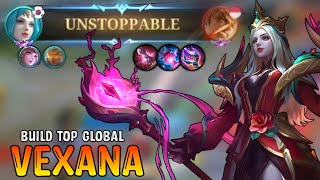 VEXANA BEST BUILD 2024  BUILD TOP GLOBAL VEXANA  MOBILE LEGENDS [upl. by Hake858]